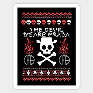 the devil wears winter edition Sticker